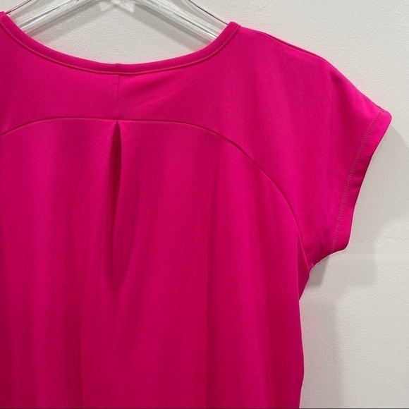 Adidas Pink Short Sleeve Girl Tee Logo Spellout XL - Picture 6 of 7